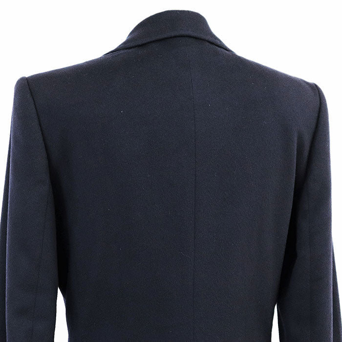 DOLCE & GABBANA – Cashmere Coat – Navy – woman’s Size 40 –