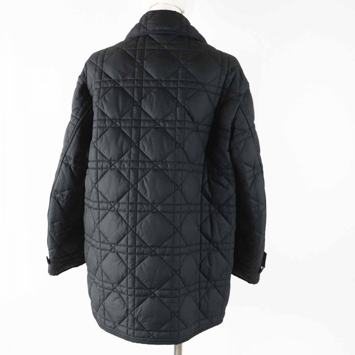 CHRISTIAN DIOR Microcannage Technical Taffeta Jacket – Black – Women’s Size 36 –