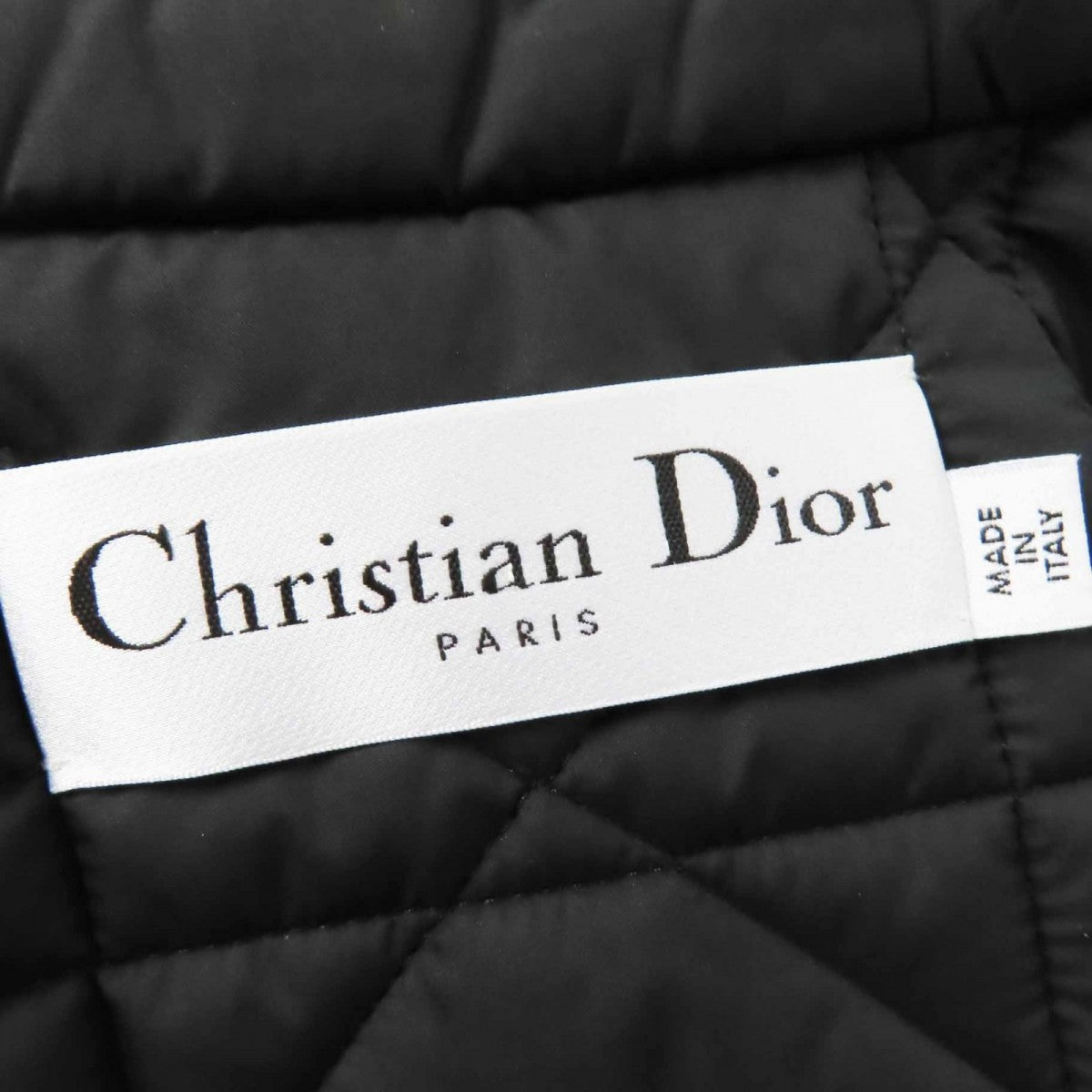 CHRISTIAN DIOR Microcannage Technical Taffeta Jacket – Black – Women’s Size 36 –