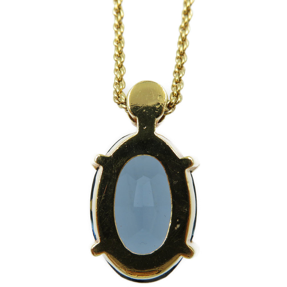 CHRISTIAN DIOR – Blue Swarovski Crystal Necklace –