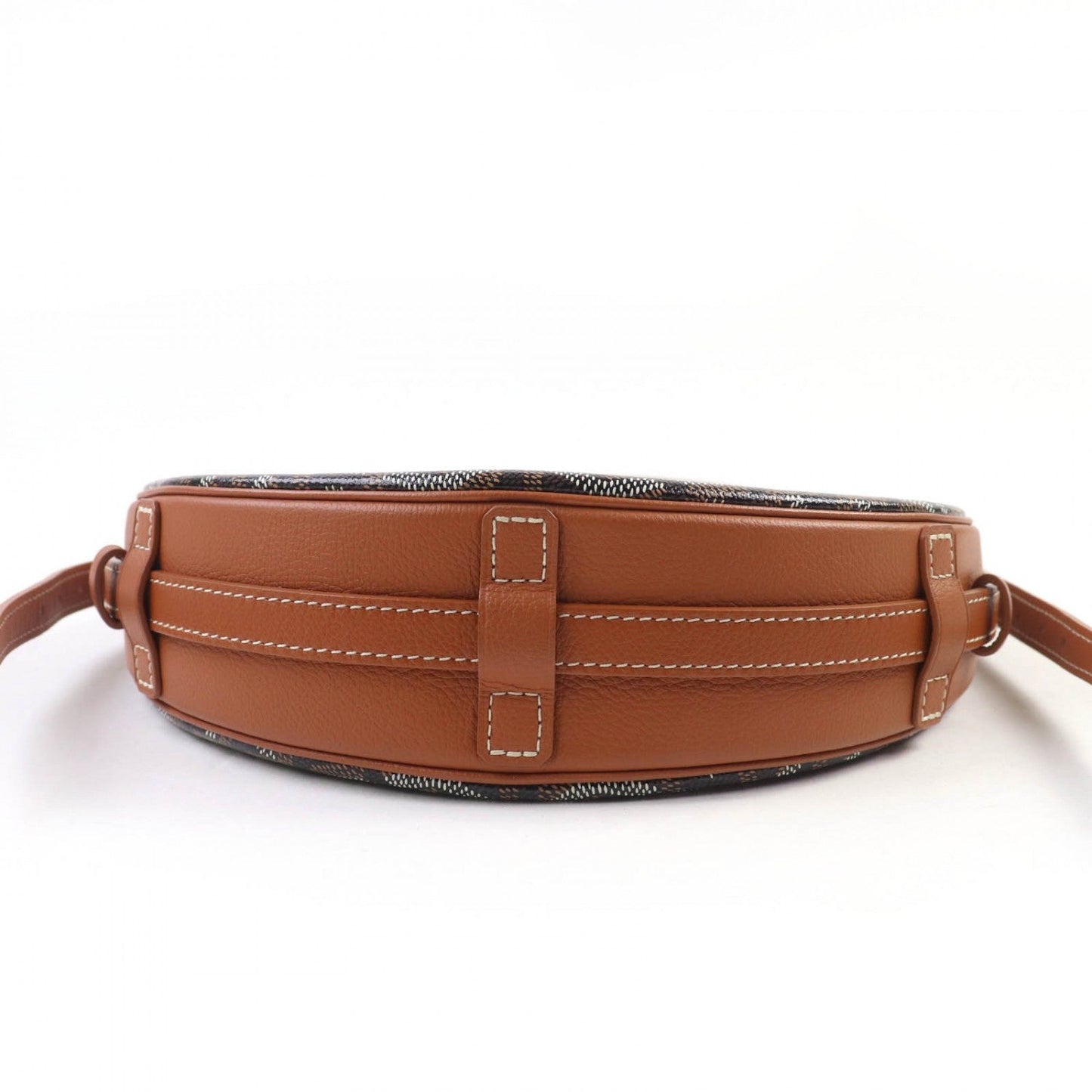 GOYARD – Hirondelle Shoulder Bag – Goyardine Canvas Black/Brown –