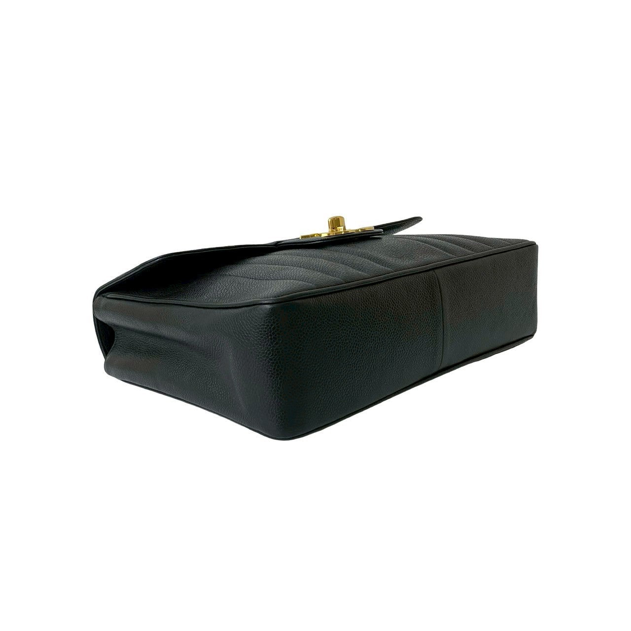 CHANEL – Shoulder Bag – Mademoiselle Line – Matt Caviar Skin