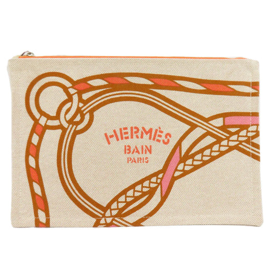 HERMÈS – Accessory Pouch – Maison Hermès – 100% Authentic ✨Excellent Pre-Owned