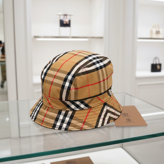 BURBERRY – Nova Check Cotton Hat – Multicolor – Size S kids –