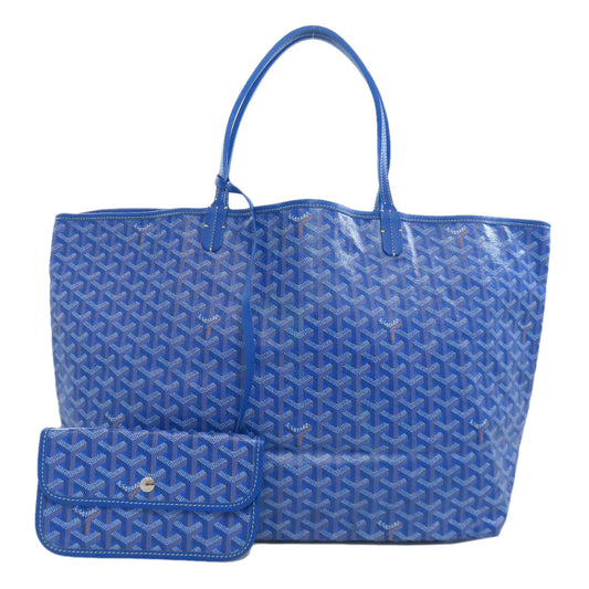 Goyard Saint Louis GM Tote Bag Blue Coated Canvas with Pouch | Circa 2010s | Made in France | ✨Heritage Condition 100% Authentic Pre-Owned
