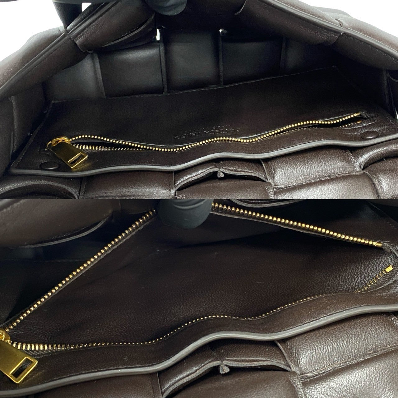 BOTTEGA VENETA – The Chain Padded Cassette – Brown Leather –