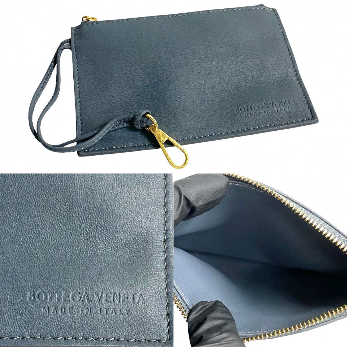 BOTTEGA VENETA – Arco Mini Intrecciato Shoulder Bag – Grey Leather –