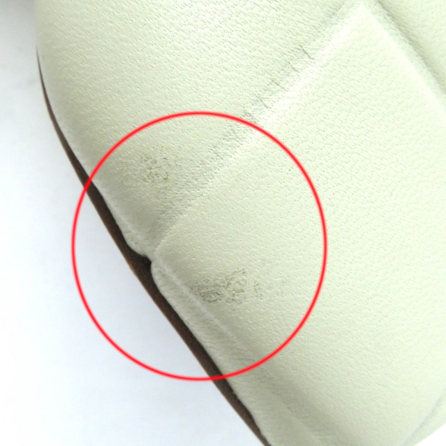 BOTTEGA VENETA – LIDO Maxi Intrecciato Heeled Mules – Ivory Leather – Size 38 –