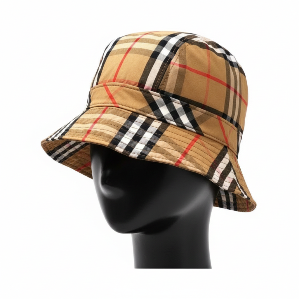 BURBERRY – Nova Check Cotton Hat – Multicolor – Size S kids –