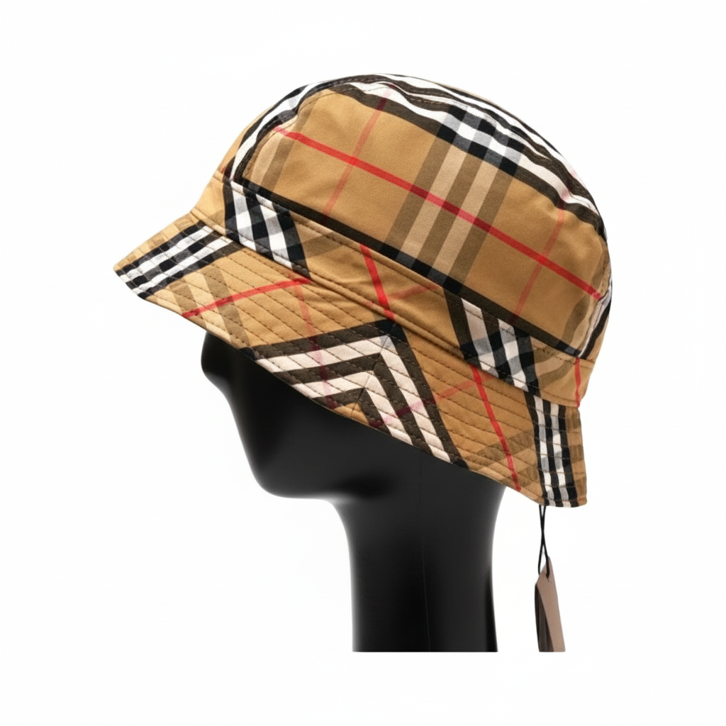 BURBERRY – Nova Check Cotton Hat – Multicolor – Size S kids –