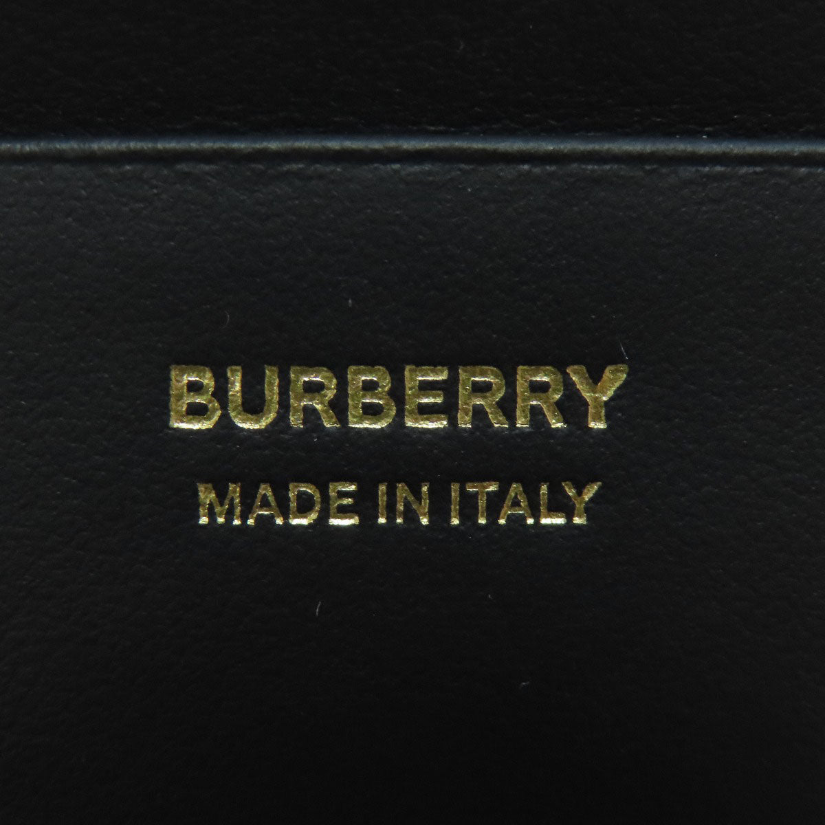 BURBERRY – TB Logo Bifold Wallet – Black Leather