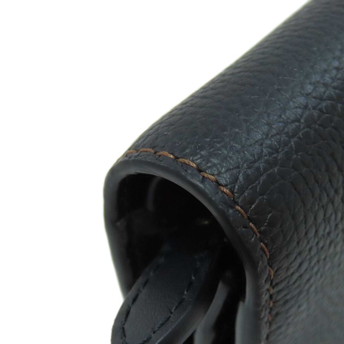 BURBERRY – TB Logo Bifold Wallet – Black Leather