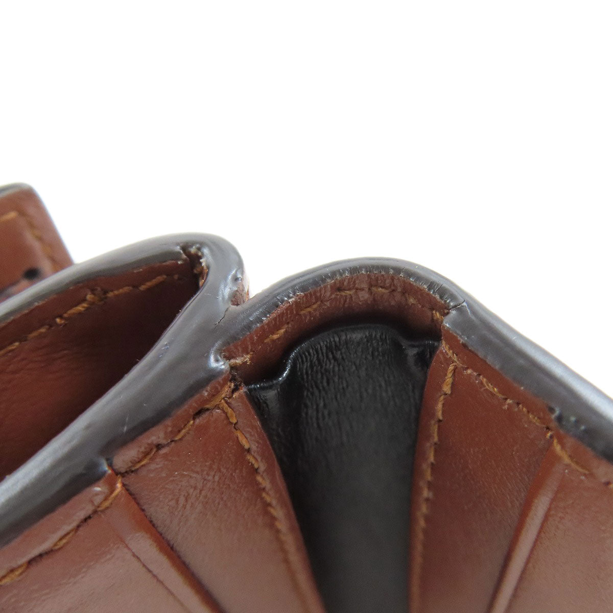 BURBERRY – Bifold Wallet – Brown Logo pvc