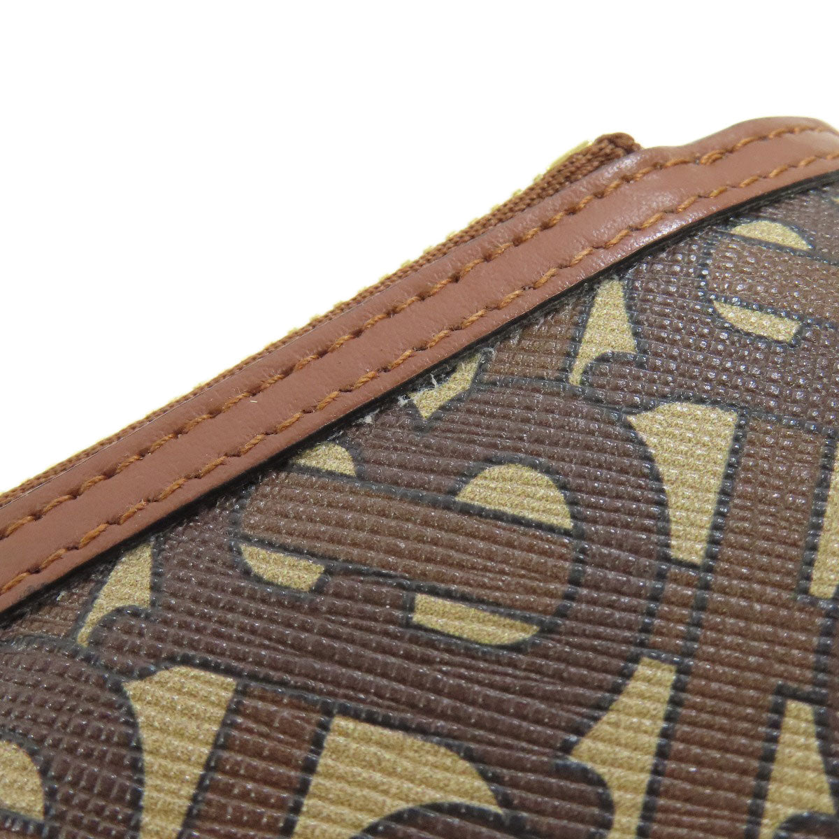 BURBERRY – Bifold Wallet – Brown Logo pvc