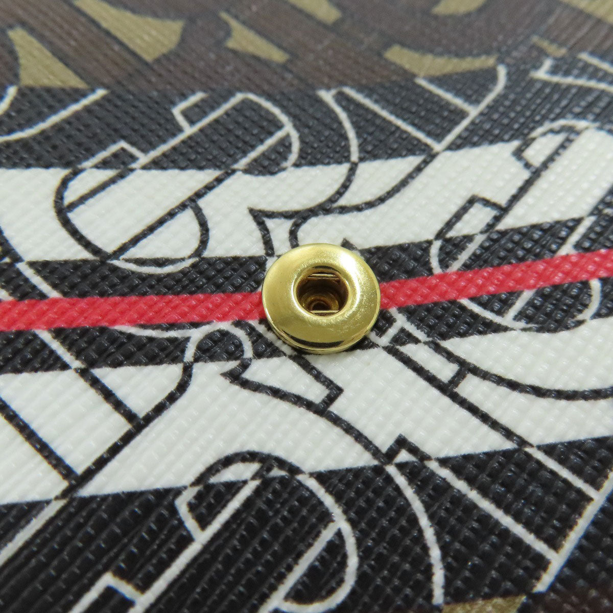 BURBERRY – Bifold Wallet – Brown Logo pvc