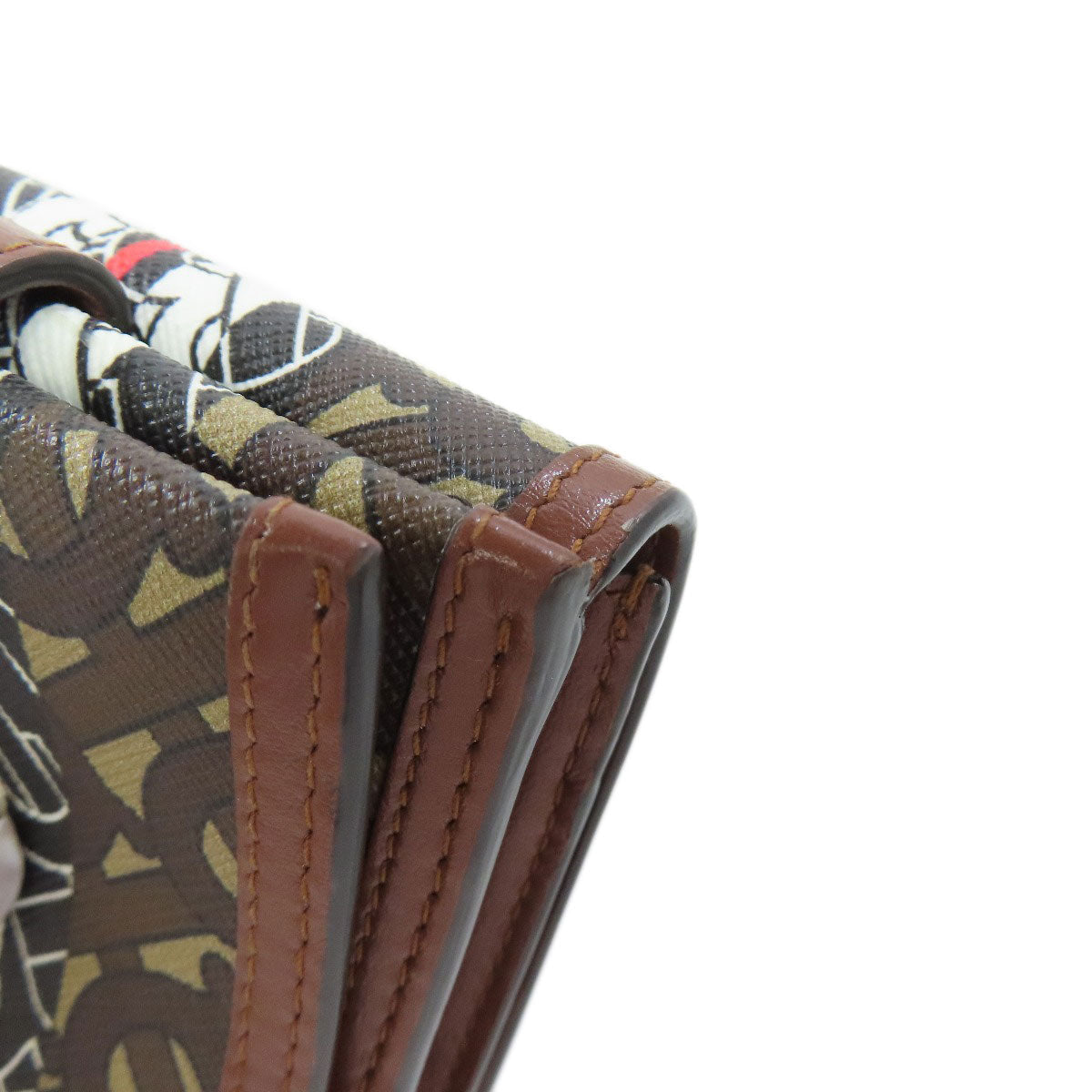 BURBERRY – Bifold Wallet – Brown Logo pvc