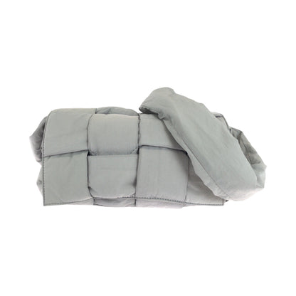 Bottega Veneta 
Padded Tech Cassette with Pouch – Nylon Grey with Silver Hardware – Daniel Lee – 2023 – 100% Authentic ✨Excellent Pre-Owned Condition