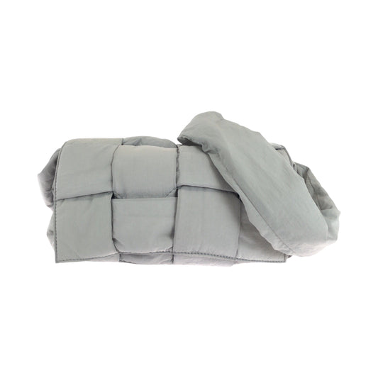 Bottega Veneta 
Padded Tech Cassette with Pouch – Nylon Grey with Silver Hardware – Daniel Lee – 2023 – 100% Authentic ✨Excellent Pre-Owned Condition