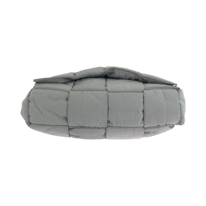 Bottega Veneta 
Padded Tech Cassette with Pouch – Nylon Grey with Silver Hardware – Daniel Lee – 2023 – 100% Authentic ✨Excellent Pre-Owned Condition