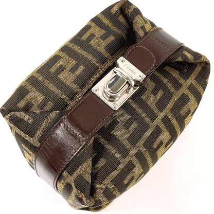 FENDI Zucca Vanity Bag by Silvia Venturini Fendi Circa 1999–2003 – 100% Authentic Pre-Owned Condition – A Rank ✨Very Good