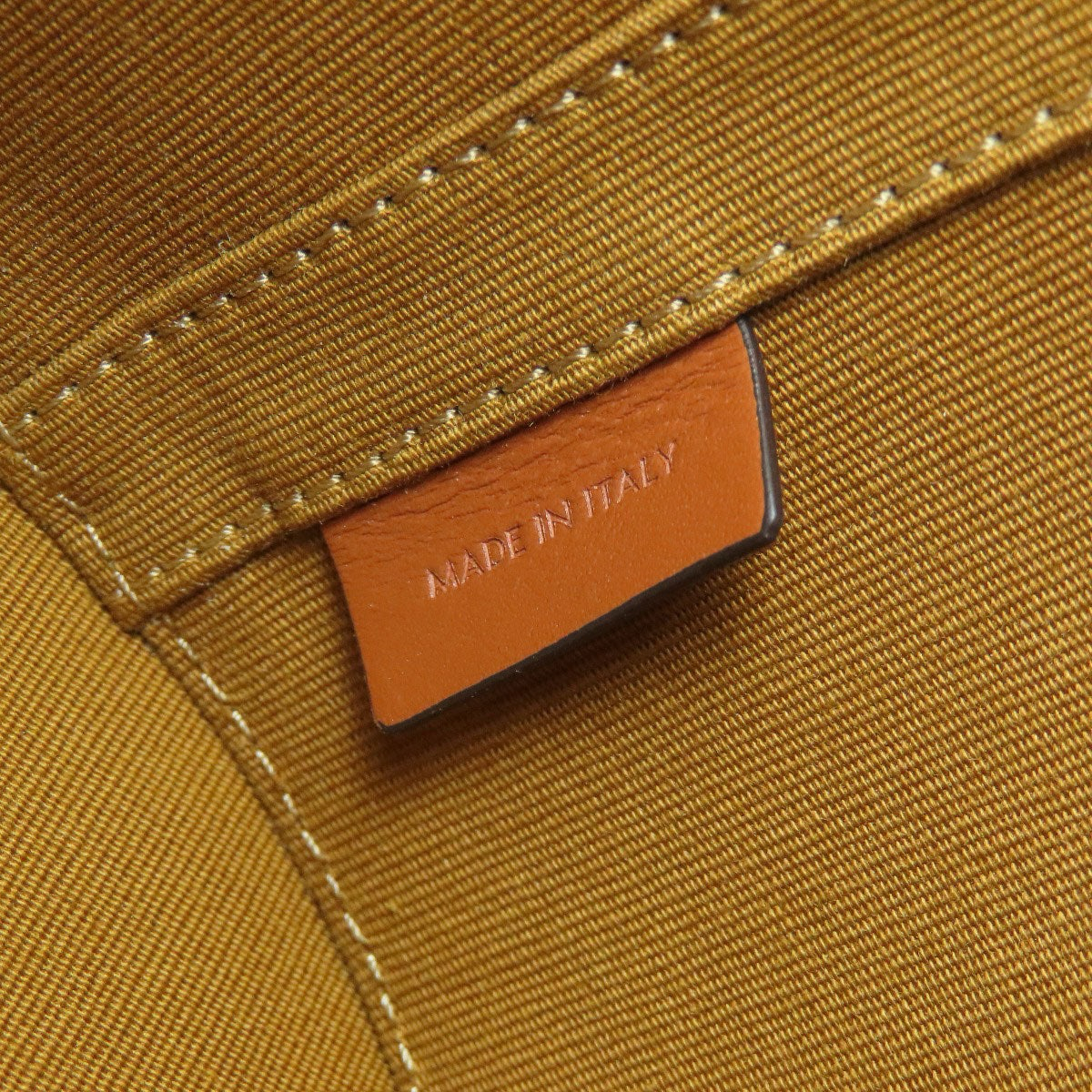 CELINE – Tambour Triomphe Shoulder Bag – Brown PVC & Calfskin –