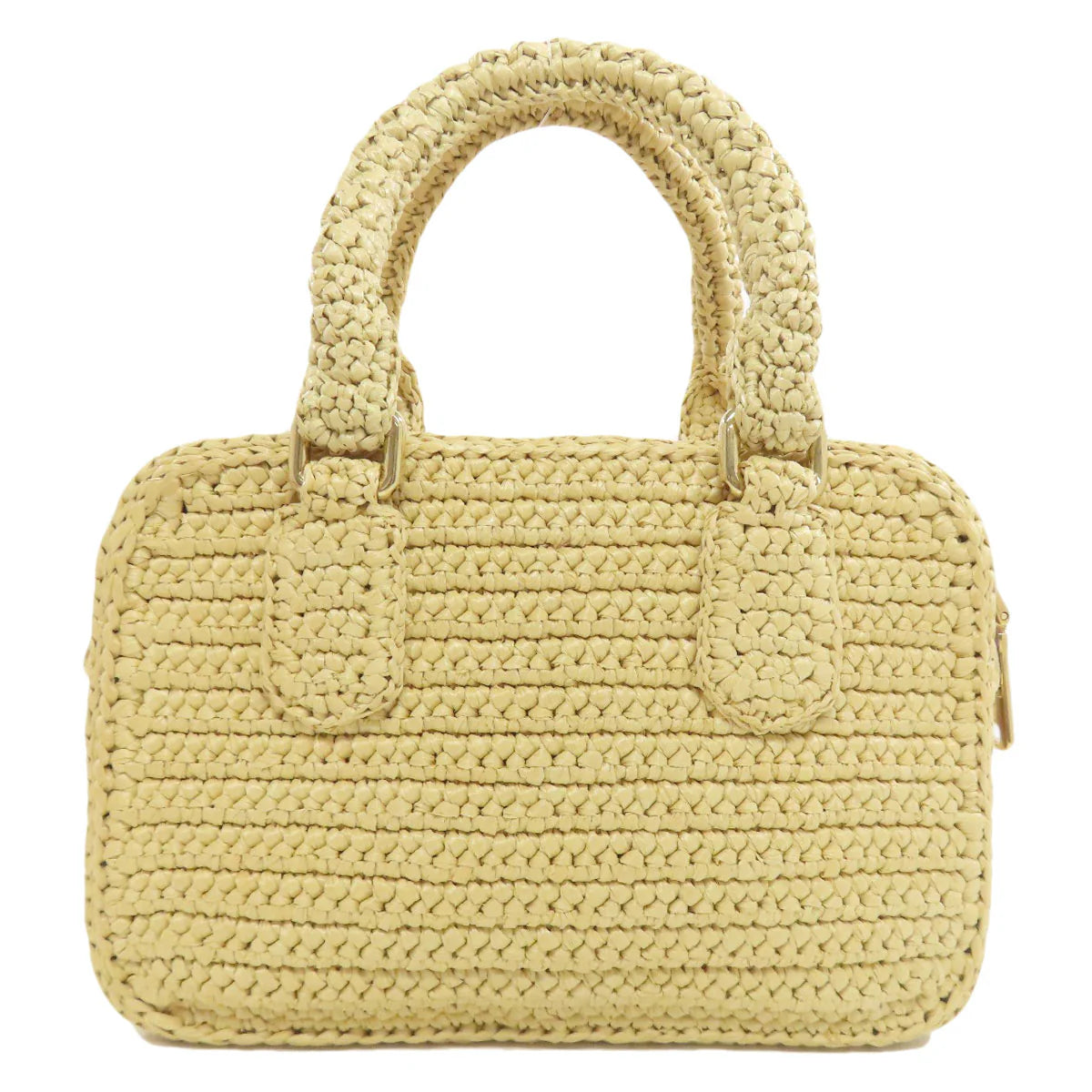 MIU MIU – Raffia 2WAY Handbag – Beige – Miuccia Prada – 2023 – 100% Authentic Pre-Owned✨