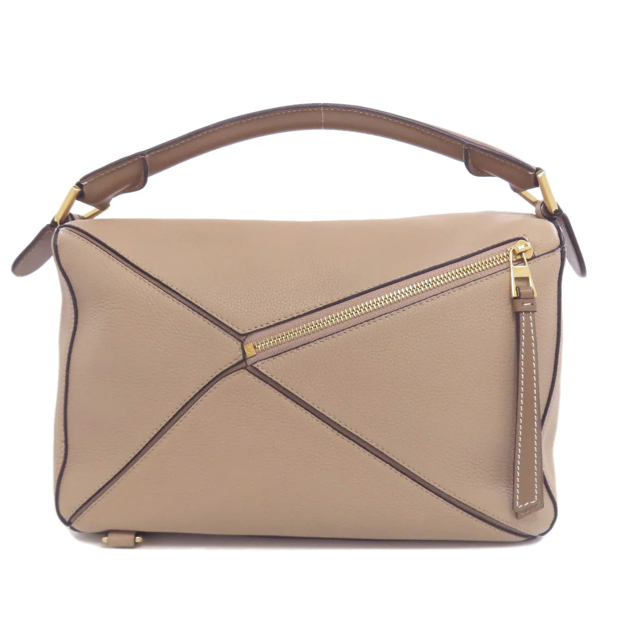 LOEWE – Puzzle Bag 2WAY – Jonathan Anderson – 2015 – Brown Calfskin – 100% Authentic Pre-Owned
