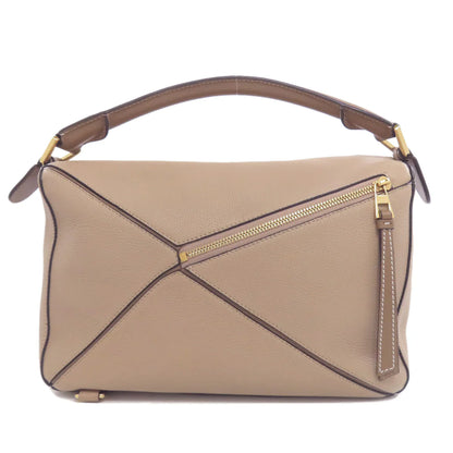 LOEWE – Puzzle Bag 2WAY – Jonathan Anderson – 2015 – Brown Calfskin – 100% Authentic Pre-Owned