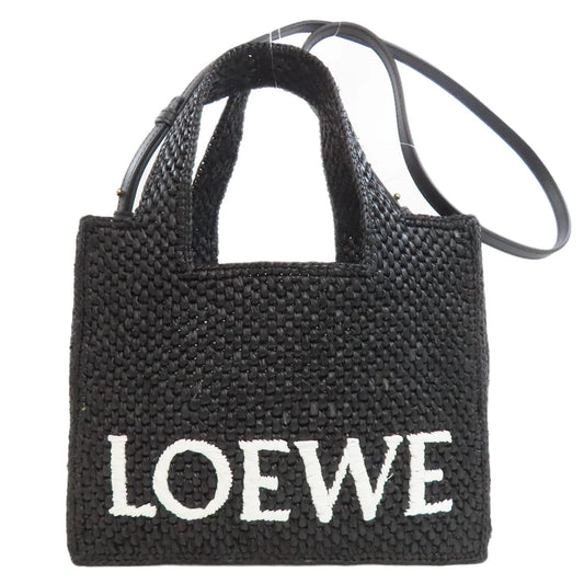 LOEWE – Basket Bag 2WAY – Jonathan Anderson – 2021 – Raffia Black – ✨100% Authentic Pre-Owned