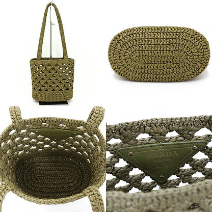 PRADA – Crochet Tote Bag – Miuccia Prada – 2024 – 100% Authentic Pre-Owned Condition ✨UNUSED✨Like NEW