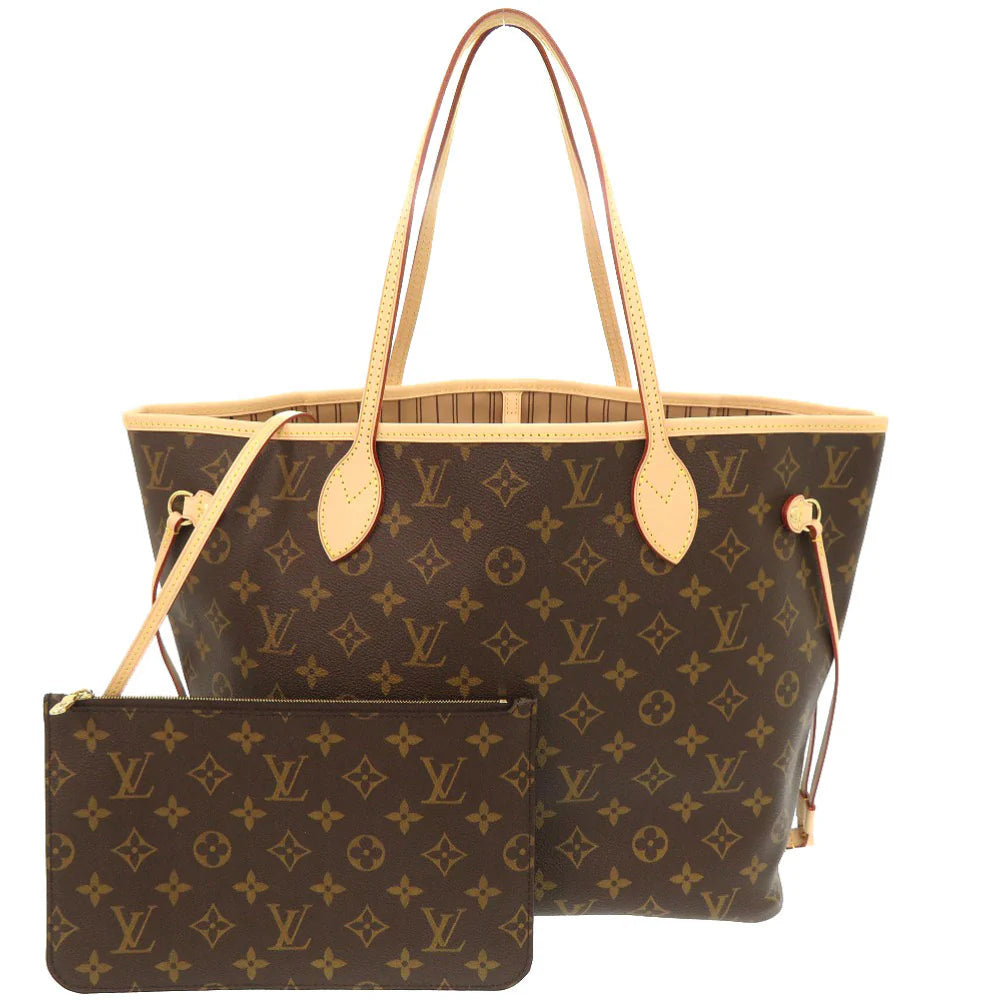 LOUIS VUITTON – Tote Bag– New Neverfull MM – France – 2024 – 100% Authentic Pre-Owned ✨S Rank unused condition is✨rare on the resale market