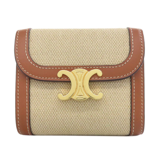 CELINE Triomphe Bifold Wallet  – 100% Authentic Pre-Owned AB+✨Excellent Pre-Owned