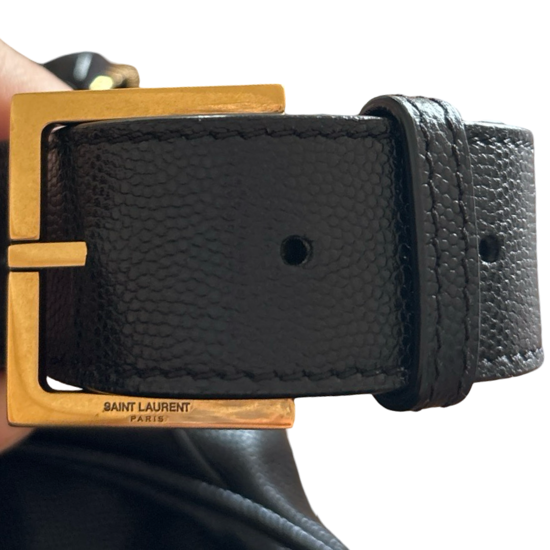 SAINT LAURENT – Cassandre Classic Belt Bag – Anthony Vaccarello 2023– 100% Authentic Pre-Owned ✨AB+ Excellent Pre-Owned