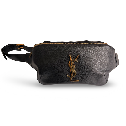 SAINT LAURENT – Cassandre Classic Belt Bag – Anthony Vaccarello 2023– 100% Authentic Pre-Owned ✨AB+ Excellent Pre-Owned