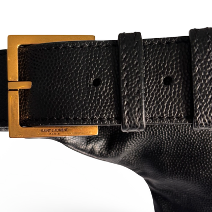 SAINT LAURENT – Cassandre Classic Belt Bag – Anthony Vaccarello 2023– 100% Authentic Pre-Owned ✨AB+ Excellent Pre-Owned