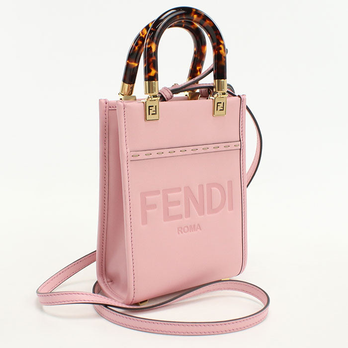 FENDI Sunshine Shopper Mini Tote By Silvia Venturini Fendi – 2020s 100% Authentic Pre-Owned S Rank✨Excellent