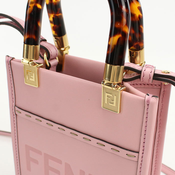 FENDI Sunshine Shopper Mini Tote By Silvia Venturini Fendi – 2020s 100% Authentic Pre-Owned S Rank✨Excellent