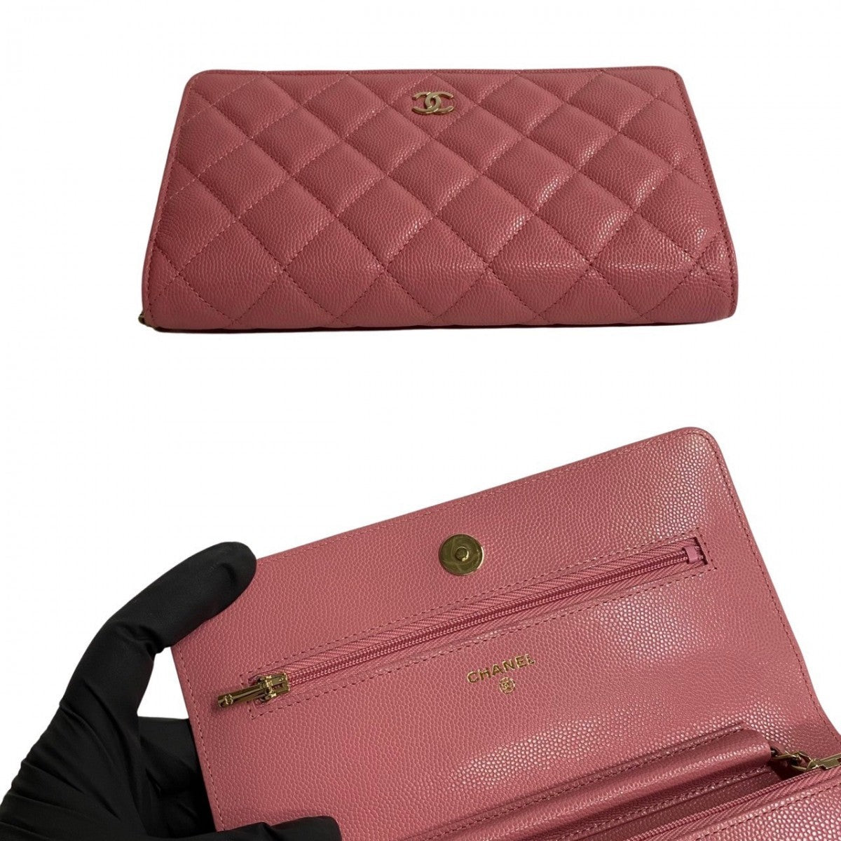 CHANEL Matelassée Caviar Skin Classic Collection by Karl Lagerfeld 2016 100% Authentic Pre-Owned SA Rank✨Excellent ✨