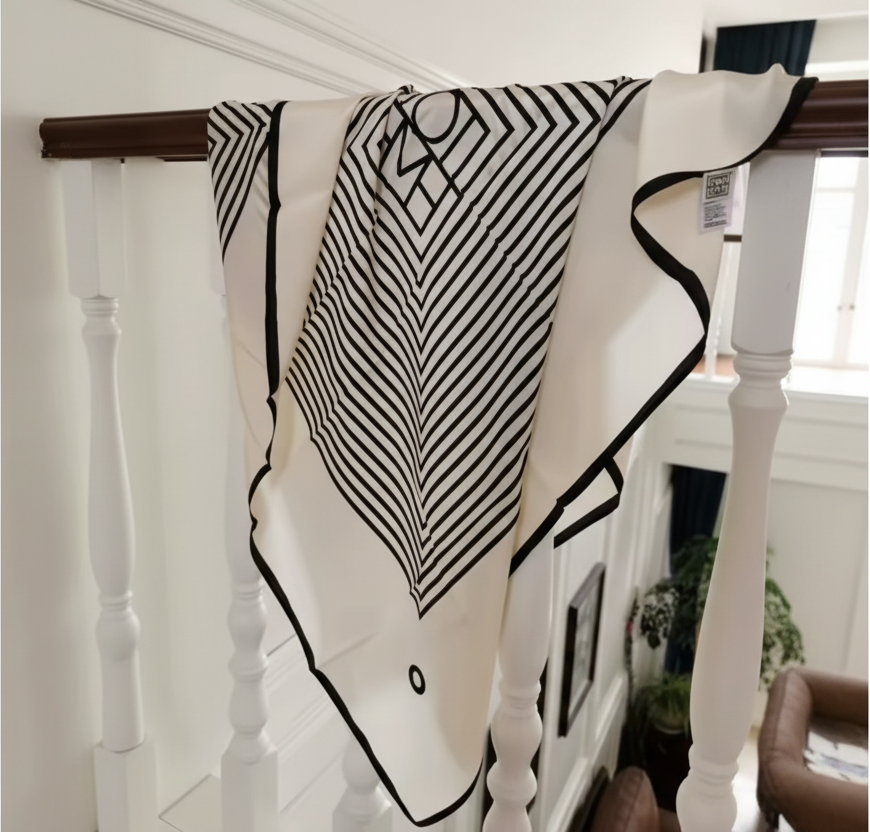 Retro Fresh Style Silk Scarf