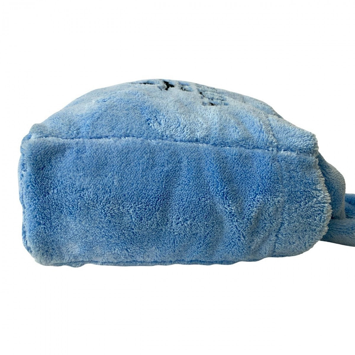 PRADA – Terry Tote Bag (Pile Towel) with Triangle Logo – Blue –