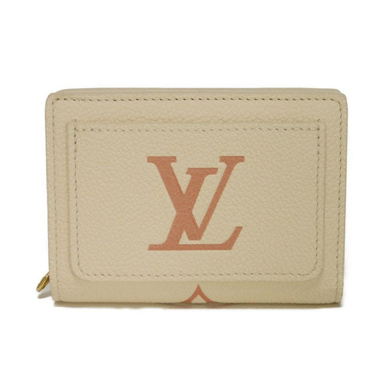 LOUIS VUITTON – Portefeuille Claire Bifold – Monogram Empreinte Leather – Rose Trianon Bicolor RFID – France – 100% Authentic Pre-Owned SA Rank — Excellent, ✨ Near New ✨