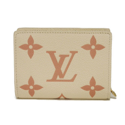 LOUIS VUITTON – Portefeuille Claire Bifold – Monogram Empreinte Leather – Rose Trianon Bicolor RFID – France – 100% Authentic Pre-Owned SA Rank — Excellent, ✨ Near New ✨