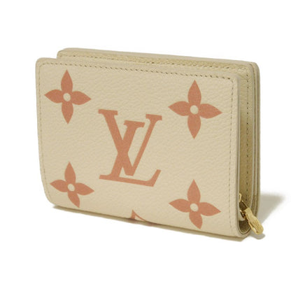 LOUIS VUITTON – Portefeuille Claire Bifold – Monogram Empreinte Leather – Rose Trianon Bicolor RFID – France – 100% Authentic Pre-Owned SA Rank — Excellent, ✨ Near New ✨