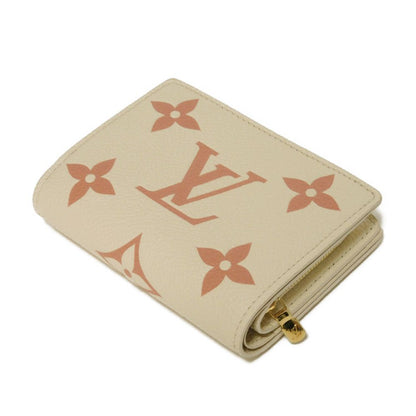 LOUIS VUITTON – Portefeuille Claire Bifold – Monogram Empreinte Leather – Rose Trianon Bicolor RFID – France – 100% Authentic Pre-Owned SA Rank — Excellent, ✨ Near New ✨