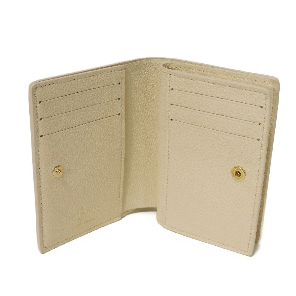 LOUIS VUITTON – Portefeuille Claire Bifold – Monogram Empreinte Leather – Rose Trianon Bicolor RFID – France – 100% Authentic Pre-Owned SA Rank — Excellent, ✨ Near New ✨