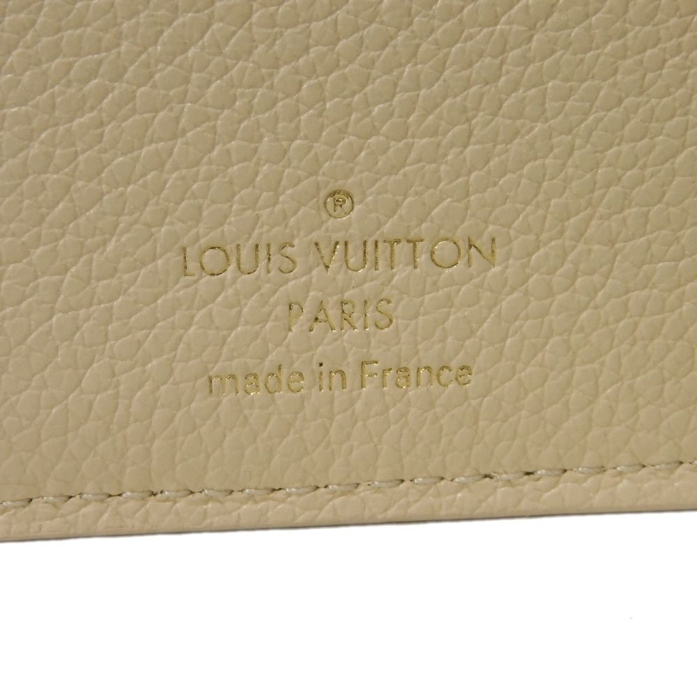 LOUIS VUITTON – Portefeuille Claire Bifold – Monogram Empreinte Leather – Rose Trianon Bicolor RFID – France – 100% Authentic Pre-Owned SA Rank — Excellent, ✨ Near New ✨