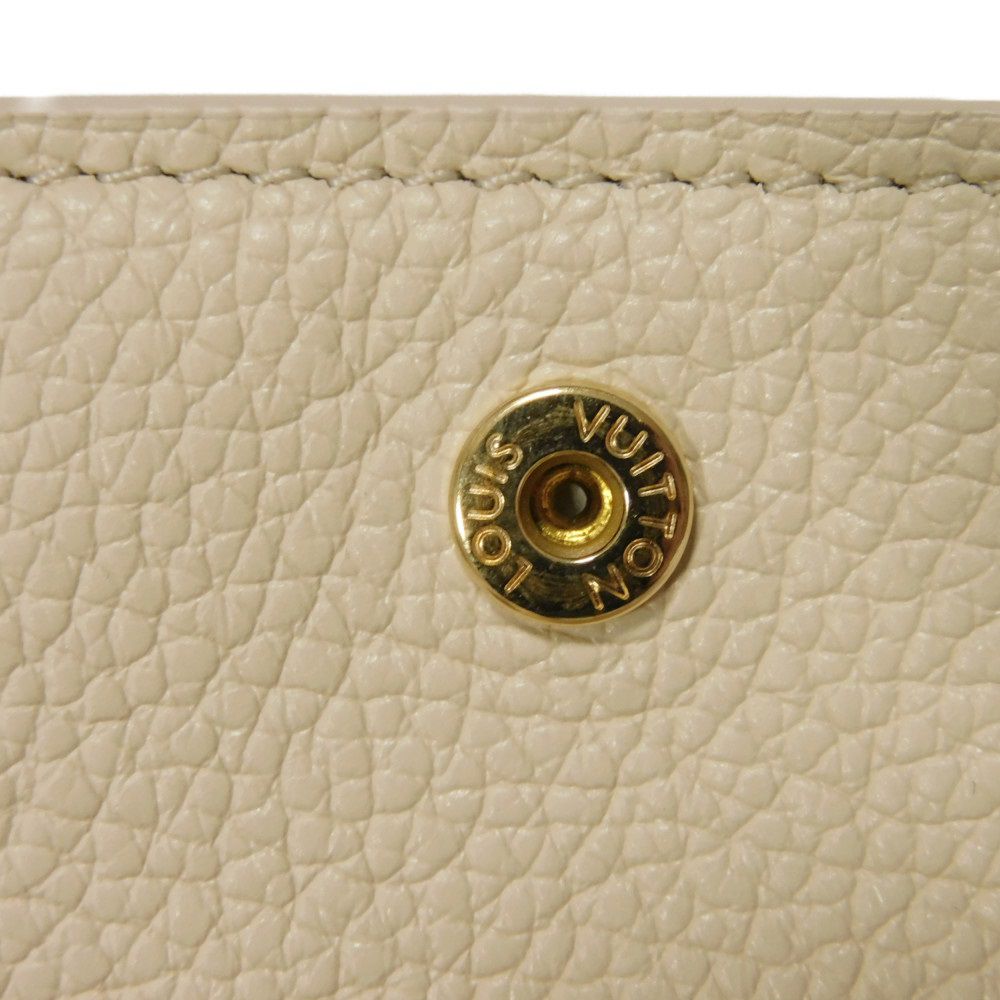 LOUIS VUITTON – Portefeuille Claire Bifold – Monogram Empreinte Leather – Rose Trianon Bicolor RFID – France – 100% Authentic Pre-Owned SA Rank — Excellent, ✨ Near New ✨
