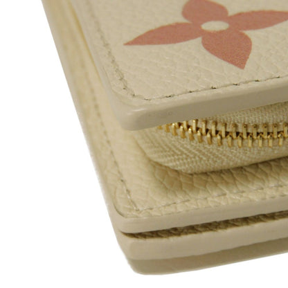 LOUIS VUITTON – Portefeuille Claire Bifold – Monogram Empreinte Leather – Rose Trianon Bicolor RFID – France – 100% Authentic Pre-Owned SA Rank — Excellent, ✨ Near New ✨