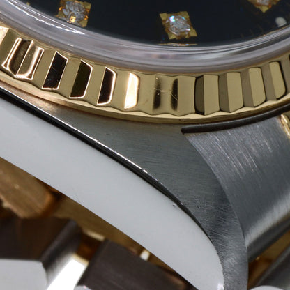 ROLEX – Datejust 16233G – 10P Diamond Black Dial – Hans Wilsdorf Legacy – 1993 (S-Series) – 100% Authentic Pre-Owned ✨