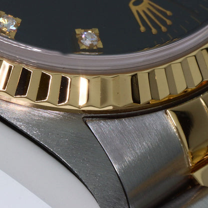 ROLEX – Datejust 16233G – 10P Diamond Black Dial – Hans Wilsdorf Legacy – 1993 (S-Series) – 100% Authentic Pre-Owned ✨